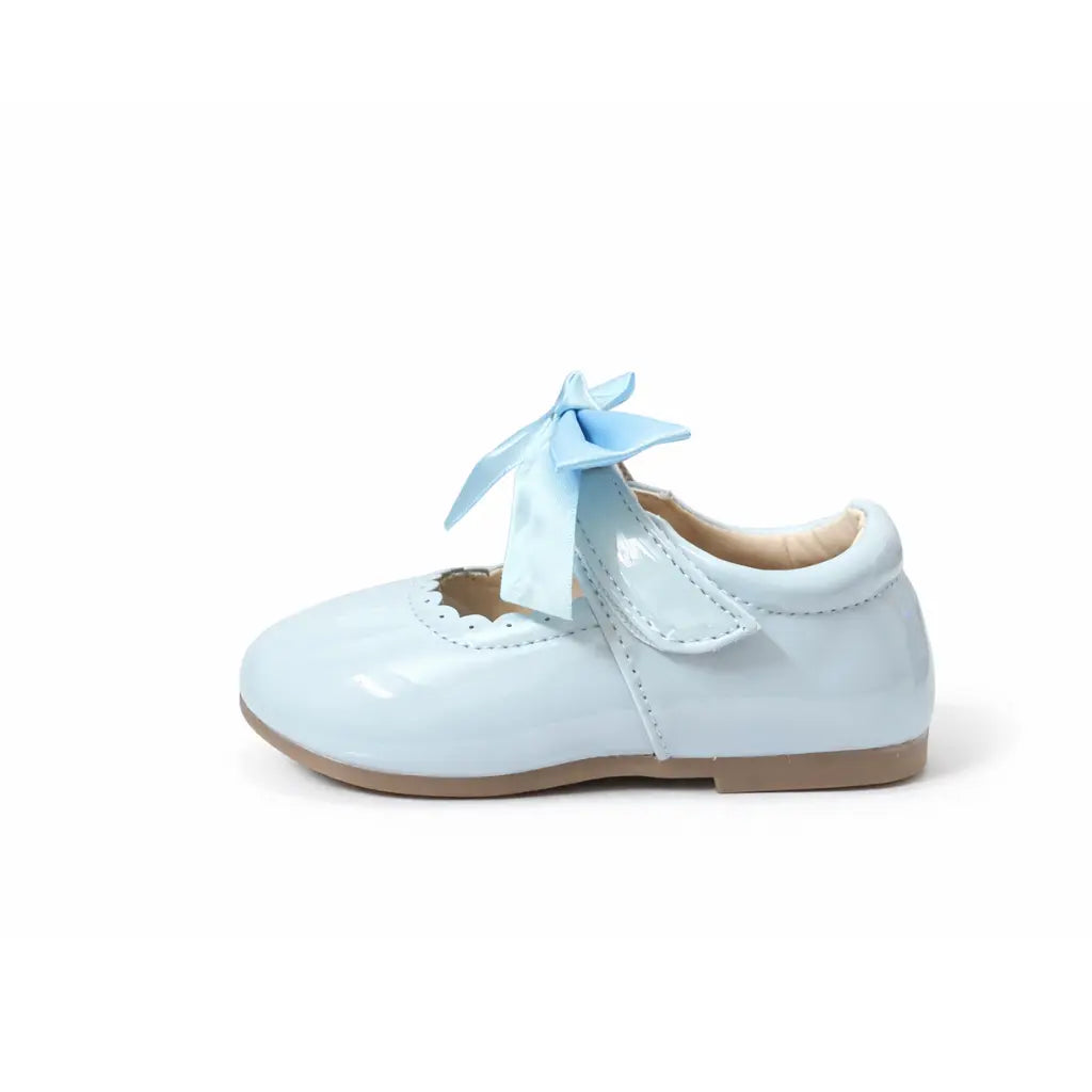 ZenWalk SkyBow Blue Party Shoes for Girls | Cute Bow Kids Dress Shoes Zen Walk ZenWalk SkyBow Blue Party Shoes for Girls | Cute Bow Kids Dress Shoes Zen Walk