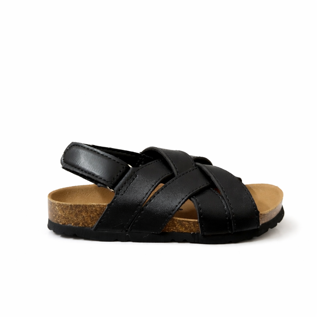 ZenWalk- Atlas Black Kids Sandals