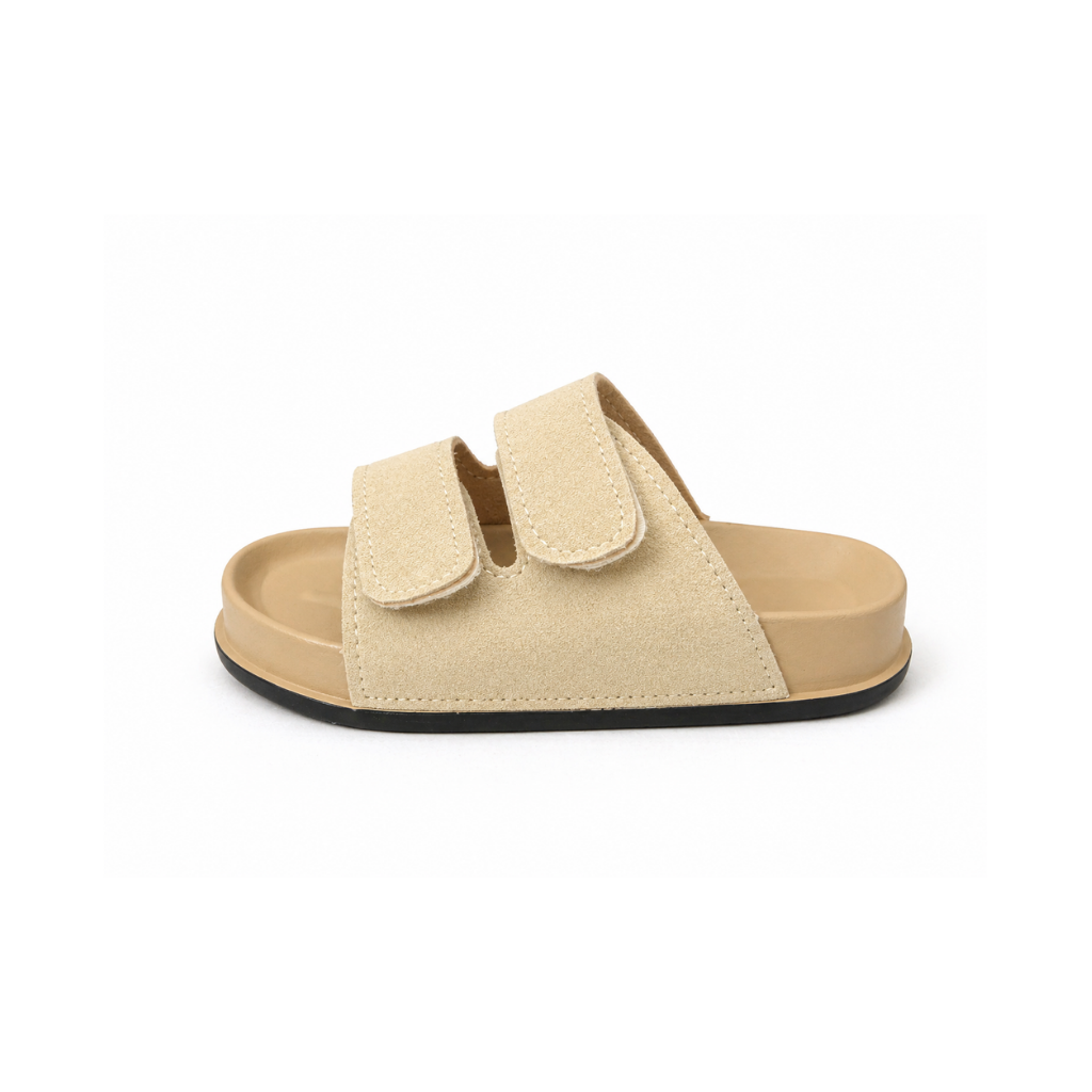 ZenWalk- Premium Sand Beige Kids Sandals