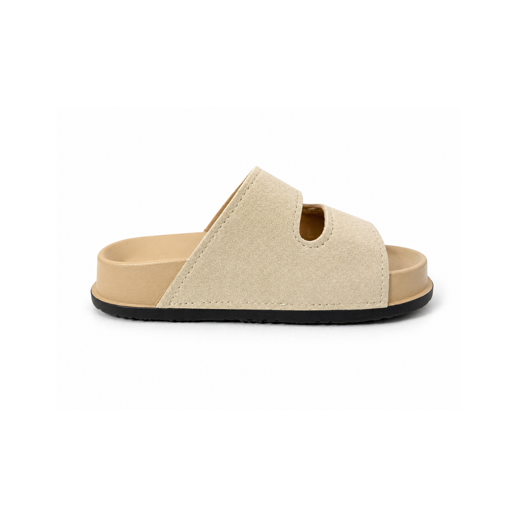 ZenWalk- Premium Sand Beige Kids Sandals