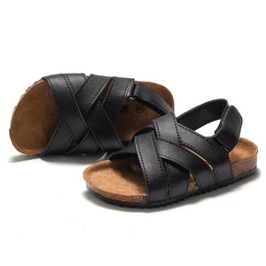 ZenWalk- Atlas Black Kids Sandals